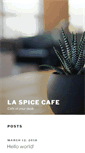 Mobile Screenshot of laspicecafe.com